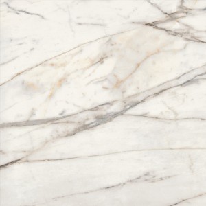 Marazzi Fabula Golden 100x100 MME1 biała płytka imitująca marmur z pozłacanymi żyłami