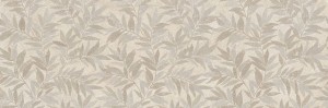 Marazzi Limestone Wall Decoro Agrifoglio Sand Touch 40x120 MFDT dekoracyjna, beżowa płytka ścienna z wzorem liści