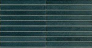 Marazzi Lume Blue Lux Struttura 3D Rake MP9H 6x24 strukturalna ścienna płytka cegiełka