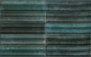 Marazzi Lume Blue Lux Struttura 3D Swing MP96 6x24 strukturalna ścienna płytka cegiełka