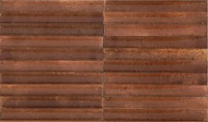 Marazzi Lume Caramel Lux Struttura 3D Swing MP95 6x24 strukturalna ścienna płytka cegiełka