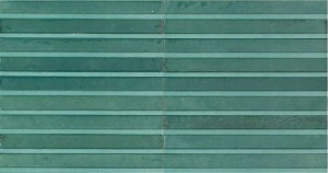 Marazzi Lume Emerald Lux Struttura 3D Rake MP9G 6x24 strukturalna ścienna płytka cegiełka