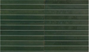 Marazzi Lume Green Lux Struttura 3D Rake MP9L 6x24 strukturalna ścienna płytka cegiełka