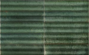 Marazzi Lume Green Lux Struttura 3D Swing MP92 6x24 strukturalna ścienna płytka cegiełka