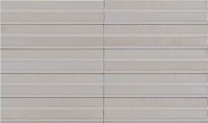 Marazzi Lume Off White Lux Struttura 3D Rake MP9D 6x24 strukturalna ścienna płytka cegiełka