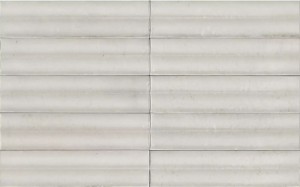 Marazzi Lume Off White Lux Struttura 3D Swing MP99 6x24 strukturalna ścienna płytka cegiełka