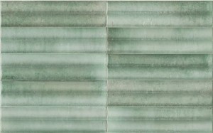 Marazzi Lume Turquoise Lux Struttura 3D Swing MP98 6x24 strukturalna ścienna płytka cegiełka