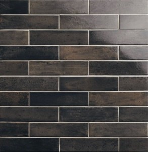 Natucer Capri Nero 6,5x25 płytki cegiełki