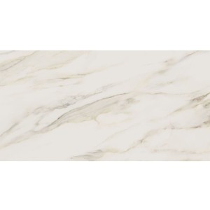 Paradyż Ceramika Calacatta Sparkle Gold Poler 59,8x119,8 płytki marmurowe gresowe