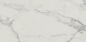 Paradyż Ceramika Carrastone White Decor Mat 29,8x59,8 płytka ścienna