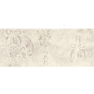 Paradyż Ceramika Silence Silver Carpet Dekor Połysk 25x75 płytki ścienne