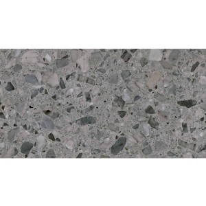 Paradyż Ceramika Terazzo Graphite Mat 59,8x119,8 płytki lastryko gresowe