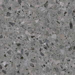 Paradyż Ceramika Terazzo Graphite Mat 59,8x59,8 płytki lastryko gresowe