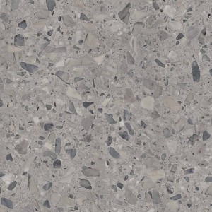 Paradyż Ceramika Terazzo Grey Mat 59,8x59,8 płytki lastryko gresowe