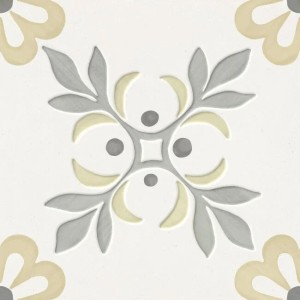 Peronda/Harmony Llevant Yellow Garden LT 22,3x22,3 patchworkowa płytka w matowym i połyskującym wykończeniem