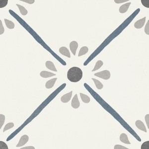 Peronda/Harmony Provenza Blue Flower 22,3x22,3 płytka gresowa patchwork