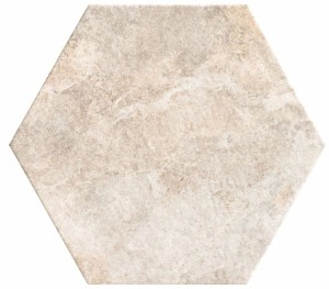 Realonda Arlet White 56x48,5 płytki gresowe heksagonalne