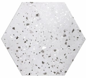 Realonda Confeti Grey 56x48,5 płytki gresowe heksagonalne