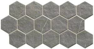 Realonda Muse Hex Grey 26,5x51 płytki kamienne gresowe
