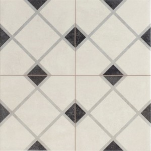 Realonda Norfolk Black 44x44 płytka gresowa patchwork
