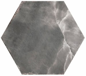 Realonda Pietra Antica Charcoal 56x48,5 płytki gresowe heksagonalne