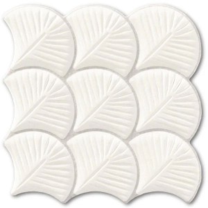 Realonda Scale Shell White 30,7x30,7 płytki ścienne