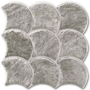 Realonda Scale Slate Grey 30,7x30,7 płytki kamienne gresowe
