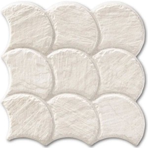 Realonda Scale Slate Ivory 30,7x30,7 płytki kamienne gresowe