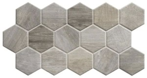 Realonda Sequoia Hex Ash 26,5x51 płytki gresowe