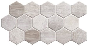 Realonda Sequoia Hex White 26,5x51 płytki gresowe