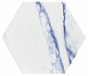 Realonda Thassos Blue 56x48,5 płytki gresowe heksagonalne