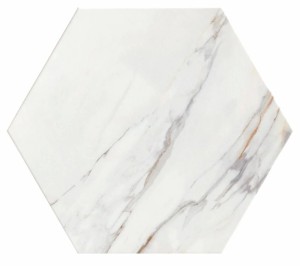 Realonda Thassos Gold 56x48,5 płytki gresowe heksagonalne