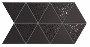 Realonda Triangle Deco Black 28x48,5 płytki gresowe