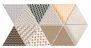 Realonda Triangle Patchwork 28x48,5 płytki ścienne