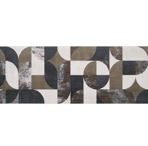 Tubądzin Grunge Taupe Dekor Połysk 32,8x89,8 płytki ścienne