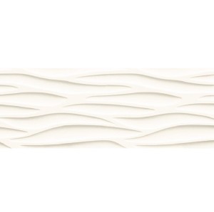 Tubądzin Unit Plus White 3 Struktura 32,8x89,8 płytki ścienne