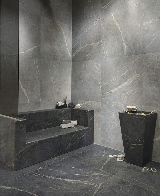 Cercom Soap Stone Grey Naturale 60x60 płytki gresowe imitujące kamień 120295