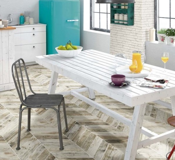 Gresy francuska jodla szraro-bezowe Realonda Diamond Pallet White Chevron R 70x40 (prawy) 39517