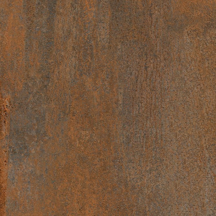 Płytki rude przetarte ze rdzą metalizowane industrialne Sant Agostino Oxidart Copper 90x90 79378