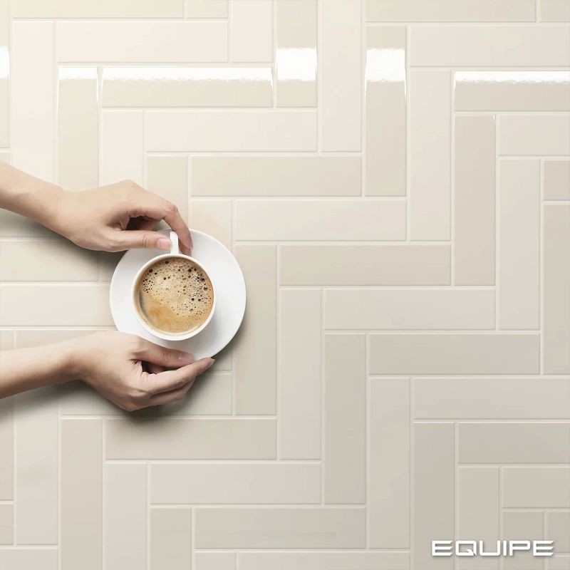Equipe Costa Nova Beige Pale Matt 5x20 płytki cegiełki 127186