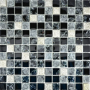 Mozaika mix mały kwadrat czarny srebrny Metropol MM 0725 30,0 x 30,0 80197