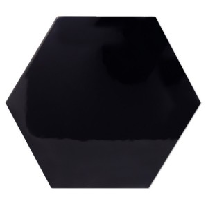 Płytki hexagonalne Decus Hexagono Negro Brillo 17x15