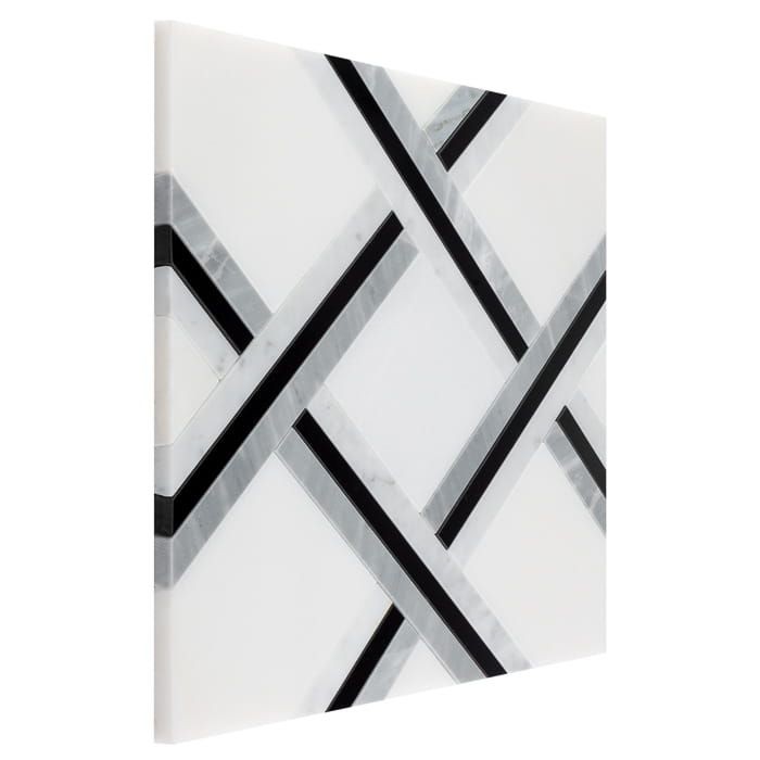 Dunin Manorial Pure White Quadron 30x30 mozaika kamienna 103677
