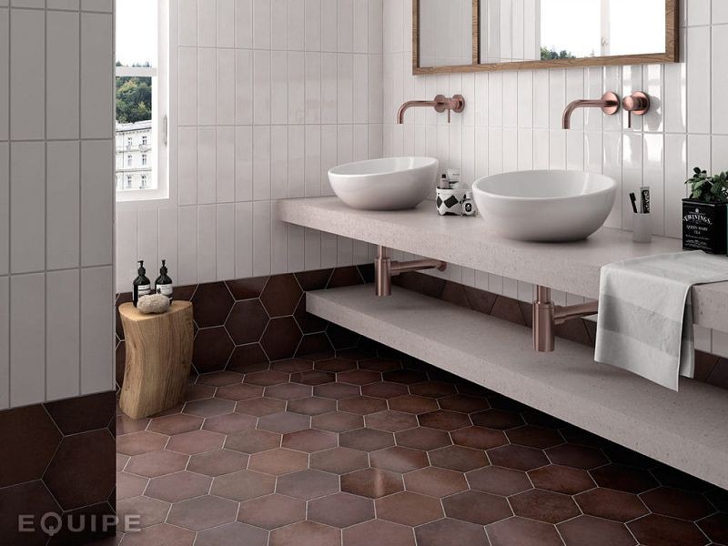 Equipe Heritage Wine 17,5x20 płytka heksagonalna 127732