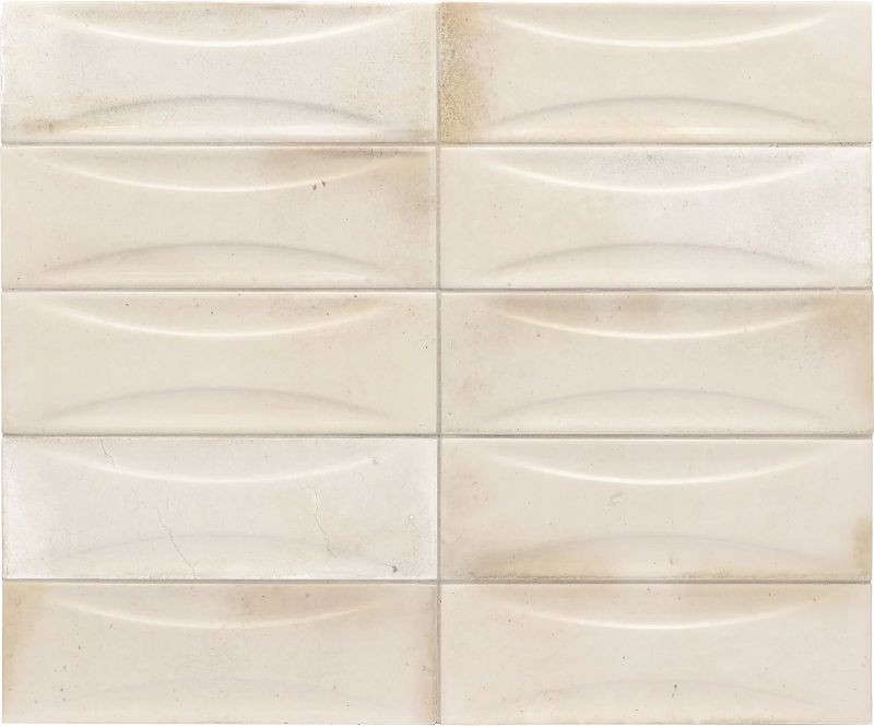 Equipe Hanoi Arco White 6,5x20 płytki cegiełki rustykalne dekoracyjne 127634