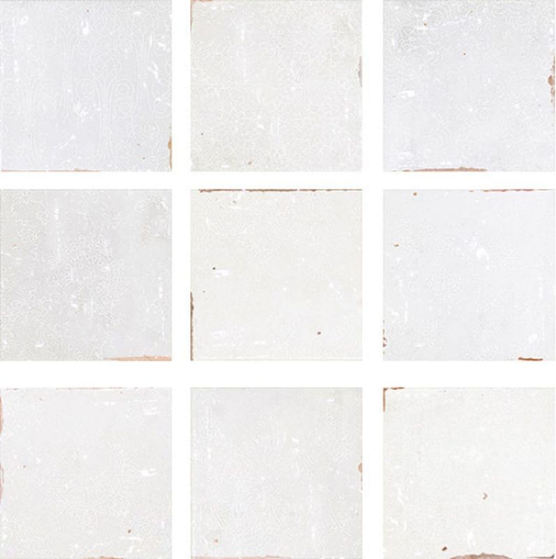 WOW Zellige Decor White 12,5x12,5 płytka ścienna 159409