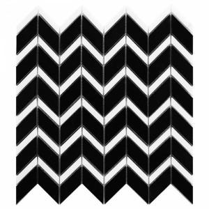 Dunin Pure Black Chevron Mix 31x30,5