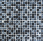Mozaika mix alu kamień kwadrat srebrny czarny Metropol MM 1228 30,5 x 32,2 80373