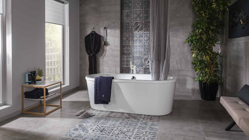 Porcelanosa Rodano Silver Ant. 59,6x59,6 płytki gresowe imitujące kamień 149248