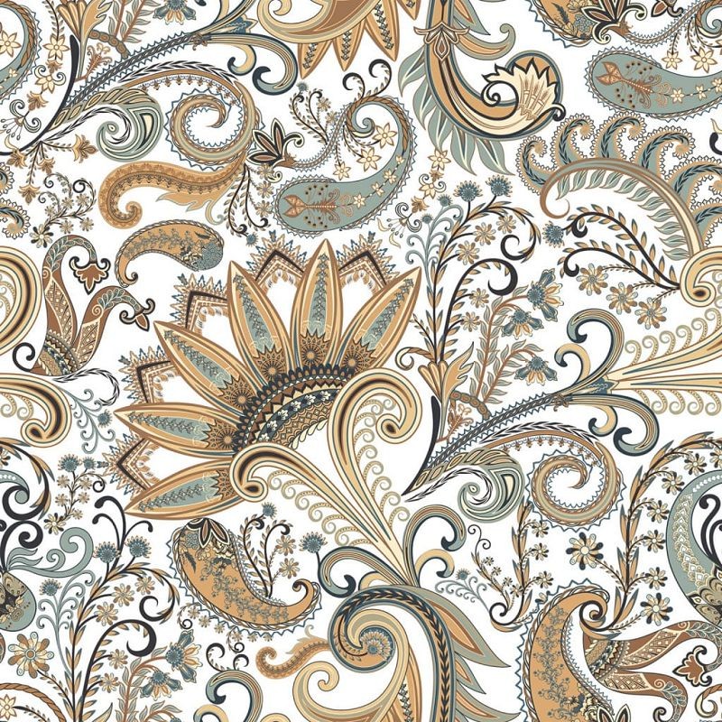 Keros Paisley Mysore 25x25 płytka patchwork dekoracyjna 135846